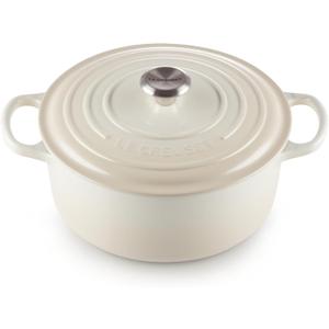Le Creuset Enameled Cast Iron Signature Round Dutch Oven, 5.5 qt., Meringue