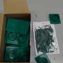 Qunclay 30 Pieces Mini Graduation Cap Green Hats with Green Tassels Plastic Grad Cake Pops Cover Toppers for Graduation Party Decorations