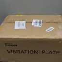TISSCARE Vibration Plate Exercise Machine Mini Vibrating Plates for Sedentary Users, Helpful for Lymphatic Drainage and Weight Loss, 400Lbs Capacity Full Body Power Shake Workout Platform for Home