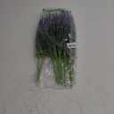 Outdoor Artificial Plants 8 Bundles Fake Plants Grass UV Resistant Fake Flowers Bush Greenery,17Inch Tall Faux Grass Shrubs for Home Porch Pathway Garden Dcor Outside Indoor (Purple)