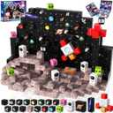 Goody King 100PCS Space Rocket Magnetic Building Blocks |Space Adventure Magnetic Tile Set, STEM Montessori Stacking Toy, Building Playsets for Boys and Girls Ages 3-10,Sensory Tile Christmas