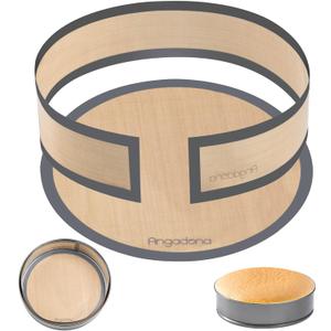 Silicone Baking Mat for Springform Pan 10 inch, Prevent cake from Sticking to Bottom and Side,Easy Clean & Non Sick Silicone Baking mat for Cheesecake Pan