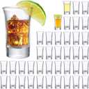 Encheng 40 Pack Shot Glasses Bulk Set,1.5 oz Whiskey Shot Glass with Heavy Base, Clear Glass Shot Cups for Whiskey, Vodka, Tequila, Liquor, Spirit, Home Bar, Restaurants