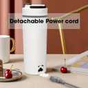 US 110V Power Cord Replacement for Portable Electric Kettle for Travel - Grey