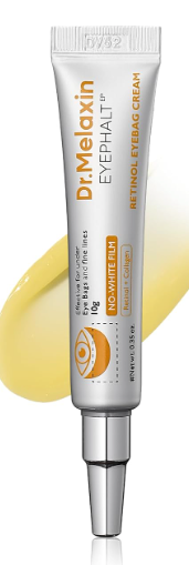 Dr.Melaxin Retinol Eyebag Cream for Puffiness, Dark Circles & Fine Lines, Wrinkle, EGF AntiAging Under Eye Moisturizer with Niacinamide&Ceramide Makeup friendly korean skin care