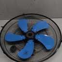 20 Inch Wall Mount Fan with Remote, 3-speed Wall Oscillating Quiet Fan with 5 Blades, Adjustable Tilt and Timing, High Velocity Wall-Mounted Fans for Bedroom, Gym, Office, Warehouse, Garage, Blue