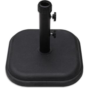 Umbrella Base with Wheels, Umbrella Stand Base Heavy Duty 100lb Windproof, Fillable Umbrella Base Mobile Square Umbrella Stand Outdoor Base for Patio, Deck, Poolside, Lawn, Fits Most Sized Umbrellas