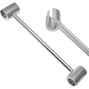 Door Hinge Adjustment Tool, 14-19mm Double Head Heavy Duty Door Hinges Repair Gap Adjusting Wrench Tool for Residential Fire Security Cleanroom Doors (1 PCS)