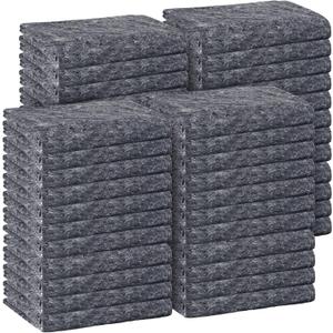 Large Moving Blankets Bulk 80 x 72 Inch Packing Moving Storage Blankets Textile Skin Pads Quilted Shipping Furniture Pads for Protecting Furniture Moves and Storage(Gray,24 Pcs)