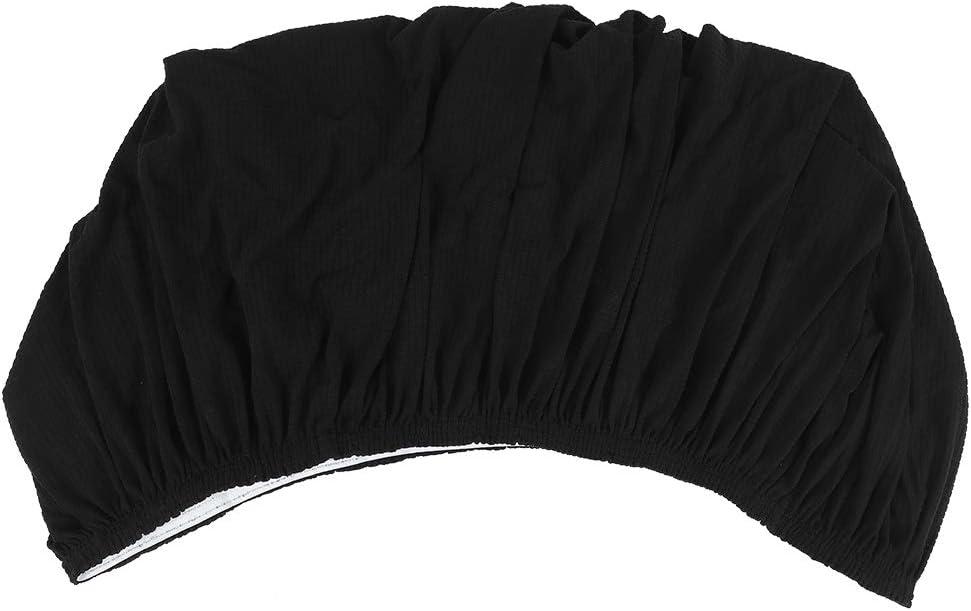 Polyester Sofa Seat Covers, Washable Breathable Slipcover for Sofa Cushion and Backrest, Elastic Furniture Protector for Homes with Kids and Pets (Four Seater) (Black)