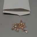 Giegxin 32 Pcs Crystal Christmas Ornaments Crystal Hanging Snowflakes Acrylic Xmas Tree Icicle Drop Decorations with Hooks for Christmas Snow Party Winter(Champagne)