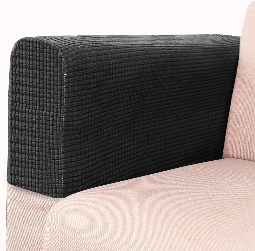 No Brand Armrest Cover Dark Grey "x90"x25"