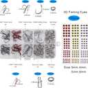 Blank Fishing Lure Making Kit 280PCS DIY Fishing Lure Kit Unpainted Swimbait Crankbaits Minnow Hard Lures Treble Hooks Fishing Pliers Eyes Stickers Make Your Own Fishing Lures