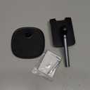 LISEN Cell Phone Stand Phone Holder for Desk Office Decor, Office Desk Accessories Gifts Women PC Gaming Essentials iPhone Stand Gadgets Men Fit OtterBox Case Switch iPad Air Tablet 4-10 in (BLACK)