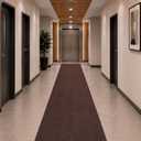 Ottomanson 3x6 Runner Rug, Non-Slip Dirt Trapper Indoor Outdoor Door Mat