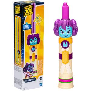 STAR WARS Young Jedi Adventures LYS Solay Purple Electronic Lightsaber, Toys, Preschool Toys for 3 Year Old Boys & Girls 