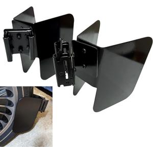 2pcs Motorcycle E Track Wheel Chock E Track Dirt Bike Wheel Chock Supports Tires up to 6 inch Wide