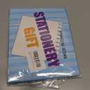 B1ykin Notebook Sticky Notes Stationery Set, 6Pcs Hardcover Ruled Journal Notebook with Planner Stickers, Neutral Pen Bookmarks Clips Birthday Gift for Office School Students (Coffee)