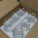 [ 12 Pack ] Glass Cups with Glass Straws, 12oz Highball & Rock Drinking Glasses, Everyday Drinkware Glasses Set, Cute Tumbler Cup, Kitchen Glasses for Iced Coffee, Water, Beer, Cocktail, Whiskey Gift.