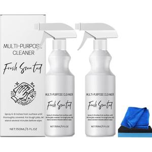 cuoct 2Pcs R & W Multi Purpose Cleaner, Multi Purpose Cleaner,All-purpose Rinse-free Cleaning Spray,Multipurpose Bathroom Foam Cleaner
