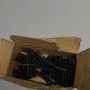 4 Inch Gridwall Hooks - 50 Pack Heavy Duty Black Display Hooks for Grid Wall Panels, Grid Wall Accessory for Retail, Craft Show, Home Setup, Custom Display