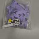 ZAFUL Women's Underwire Bikini Floral High Cut Bikini Set V-Wired Two Piece Swimsuit Bathing Suit (1-light Purple) Small