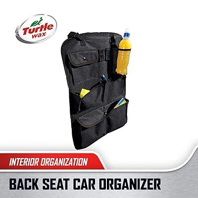 Turtle Wax Hanging Back Seat Car Organizer, Black