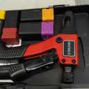 Glarks 120Pcs Rivet Nut Tool with Mandrel and Rivet Nut Kit, Threaded Insert Hand Riveter Nutsert Tool Rivet Gun with 8Pcs Metric & SAE Mandrel M3 M4 M5 M6 1/4-20 10-24 8-32 6-32 and 110Pcs Rivet Nut