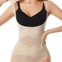 Cephermer Shapewear Bodysuit for Women Tummy Control Butt Lifter Trainer Postpartum Stomach Body Shaper Slimming Girdles M