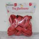 12 pcs Toy balloons, Red Latex Party Balloons Red Balloon for Birthdays, Graduation, Baby Shower Party Supplies-Mikulala