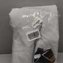 LOCHAS Luxury Bathroom Rug Shaggy Bath Mat 24 x 80 Inch, Washable Non Slip Bath Rugs for Bathroom Shower, Soft Plush Chenille Absorbent Carpets Mats, Denim Blue