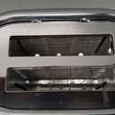 Mueller Retro Toaster 2 Slice with 7 Browning Levels and 3 Functions: Reheat, Defrost & Cancel, Stainless Steel Features, Removable Crumb Tray, Under Base Cord Storage, Black