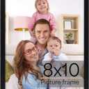 Giftgarden 8x10 Picture Frame Black, 8 by 10 Thin Photo Frame for Wall Tabletop Display, Single