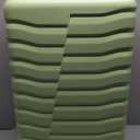 Lightweight Luggage with Spinner Wheels & YKK Zipper, 3-Piece Travel Suitcase ABS+PC Hardshell Luggage Set with TSA Lock, Light Avocado Green (20+24+28 inch)