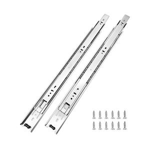 10 Pairs of 22 Inch Hardware 3-Section Full Extension Ball Bearing Side Mount Drawer Slides,100 LB Capacity Drawer Slide