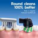 Oral-B Pro 100 CrossAction, Battery Powered Toothbrush, Black, 1 Count (Pack of 1)