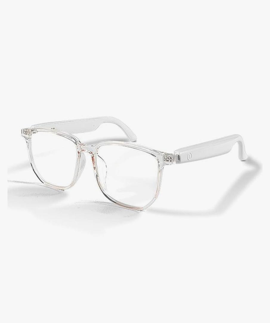Gkmri Blue Light Smart Glasses with Speaker, Audio & Mic, Open-Ear Clear Sound