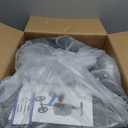 Steerable Knee Walker Deluxe Medical Scooter for Foot Injuries Compact Crutches, with Dual Rear on-Wheel Brake and Shock Absorption Under The Knee pad, Black