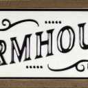 Patton Framed Metal Farmhouse Sign, 11 x 28 in