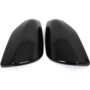 Car Rearview Mirror Cover compatible with Subaru Outback 2021-2025ABS Exterior Door Side Rearview Mirror protective Cover Cap Decorative Accessories (Piano Black)