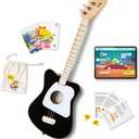 Loog Mini Acoustic kids Guitar for Beginners 3-strings Ages 3+ Learning app and lessons included