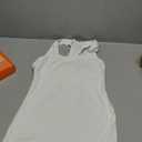 Smooth Workout Tank Top with Built-in Bra Cross Back Athletic Yoga Tops Stretchy Sports Camisole for Gym Pilates Size 4