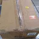 KES Rectangular Bathroom Vessel Sink White 19x15 Inches Rectangle Above Counter Countertop Porcelain Ceramic Vanity Sink, BVS110