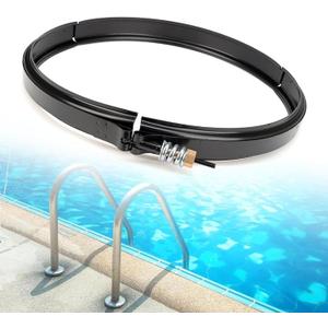 Pool Filter Tension Control Clamp Kit Replacement for 190003 FNS Plus Clean & Clear FNS Quad Pool and spa Quad DE Filters Tank, 23-1/4" Length, Black