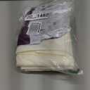 jinchan Faux Linen Kitchen Curtains 24 Inch Length Farmhouse Tier Curtains Privacy Cafe Light Reducing Short Window Drapes for Bathroom Laundry Room Rod Pocket 2 Panels Light Tan