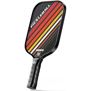 Pickleball Paddles, T700 Carbon Fiber Pickleball Paddle, 16MM Polypropylene Honeycomb Core, Great Grit & Spin, USAPA Approved Pickleball Thermoformed Racket with Traction and Stability