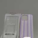 Hot Purple Striped Minimalist Aesthetic Lines Summer Pattern Case for iPhone 15