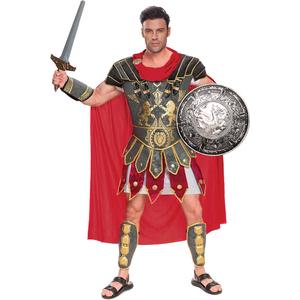 Spooktacular Creations Brave Men’s Roman Gladiator Costume Set for Halloween Audacious Dress Up Party, L