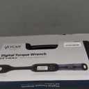 3/8 Torque Wrench Digital (2.21-44.25 Ft. Lb) 2% High accuracy Digital Torque Wrench 3/8 Drive Ratchet with Buzzer&LED Indicator Track Mode/Universal Joint&6" Xtension Bar for Bike Moto Auto
