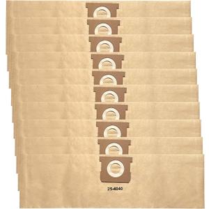 10 Pack DXVA25-4040 Dust Bag-4 gallon Replacement for DEWALT DXV04T 4 Gallon Wet/Dry Vacuum